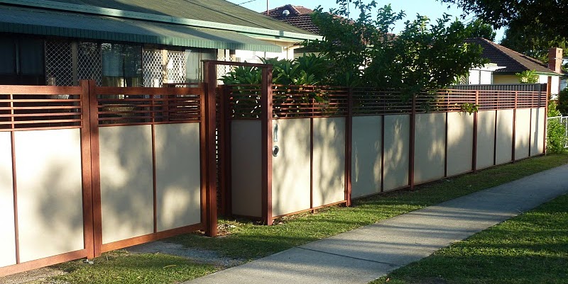 Fence built by Brisbane northside handyman Mick Vaughan